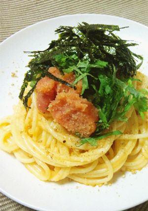 クリーミィ～？！卵黄入りたらこソーススパ-レシピのメイン写真