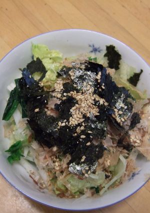 超簡単　美味しい　飽きない即席和風サラダ-レシピのメイン写真