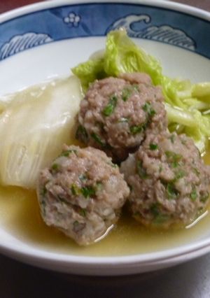 白菜と肉団子の煮物-レシピのメイン写真