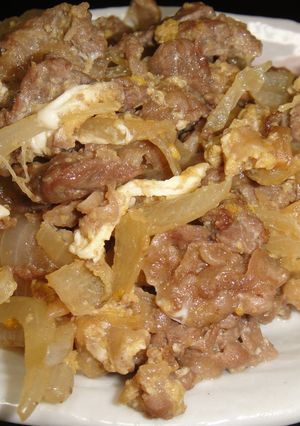 ＊うちの牛肉と玉葱の卵とじ＊簡単♪-レシピのメイン写真