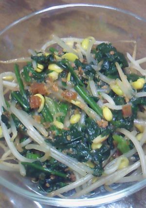 もやしとほうれん草のナムル風和え物-レシピのメイン写真