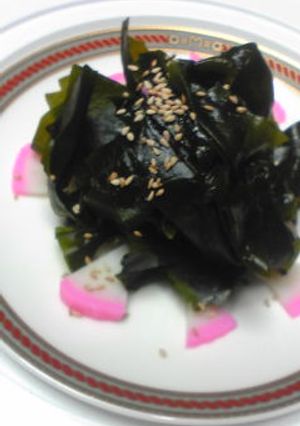 簡単レシピ　わかめサラダ！-レシピのメイン写真