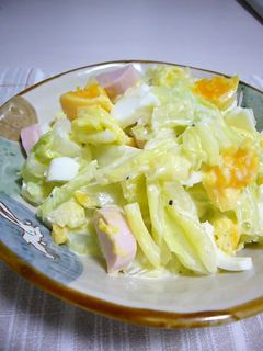 茹でキャベツとゆでたまごのマヨサラダ-レシピのメイン写真