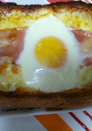ベーコンエッグチーズトースト♪-レシピのメイン写真