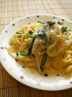 おさかなヘルシーなクリームパスタ-レシピのメイン写真