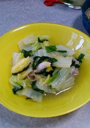 白菜と豚バラのぐつぐつ♪-レシピのメイン写真