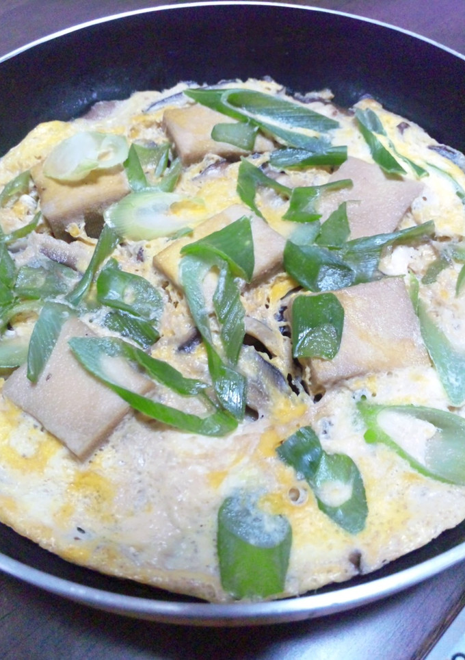 ☆簡単☆高野豆腐と椎茸の卵とじ☆-レシピのメイン写真