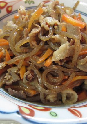 豚肉できんぴらこんにゃく♪-レシピのメイン写真