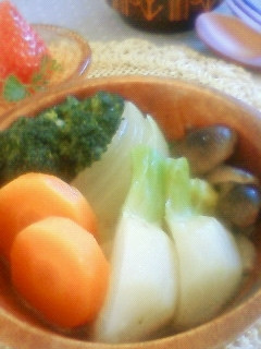 レンジで簡単♪野菜のオリーブオイル蒸し-レシピのメイン写真