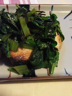 ブリと小松菜の塩コンブ炒め-レシピのメイン写真