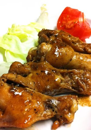 これだけ!!　手羽元の照り煮-レシピのメイン写真