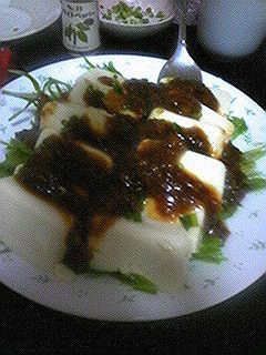 水菜と豆腐のサラダ・梅肉ソース-レシピのメイン写真