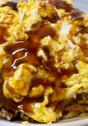 豚ミンチとキャベツのそば飯炒め-レシピのメイン写真