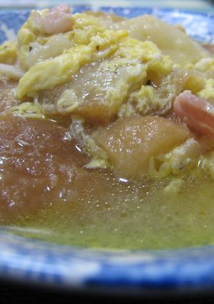 にんにくとパンのふわふわスープ♪-レシピのメイン写真