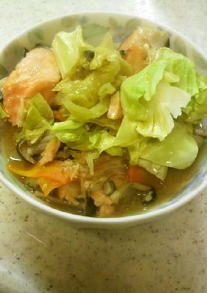 鮭のちゃんちゃん焼き♪-レシピのメイン写真