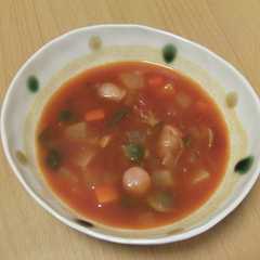 野菜たっぷりミネストローネ-レシピのメイン写真