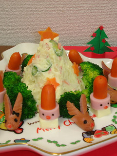 クリスマス☆ポテサラプレート-レシピのメイン写真