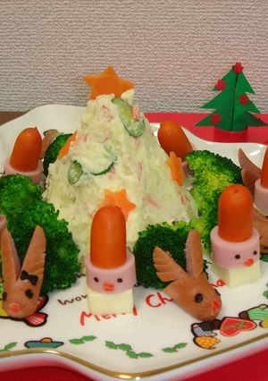 クリスマス☆ポテサラプレート-レシピのメイン写真