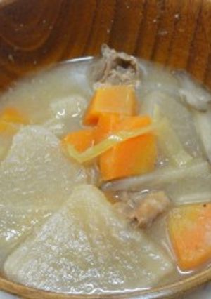 我が家のモツ汁-レシピのメイン写真
