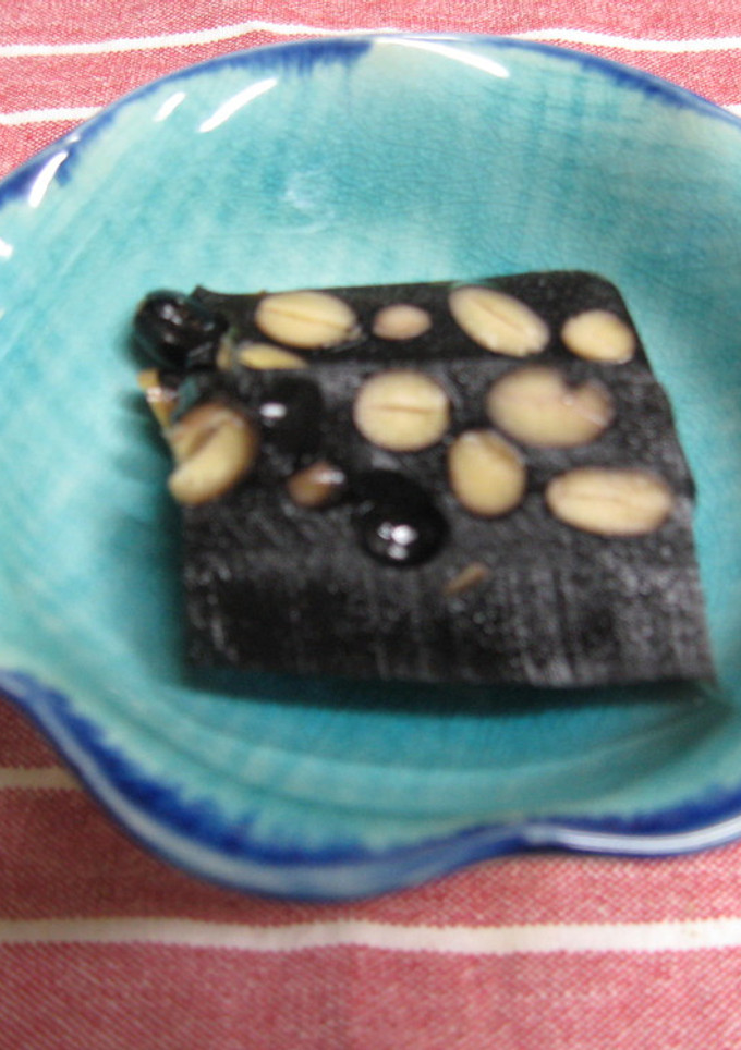 黒豆の煮汁deようかん-レシピのメイン写真
