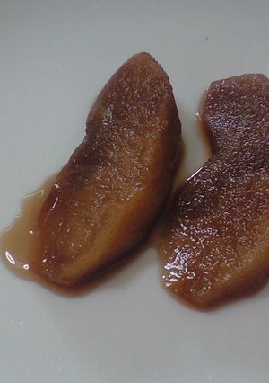 リンゴのコンポート（カフェブラウン）-レシピのメイン写真