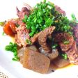 圧力鍋で牛スジ煮込み