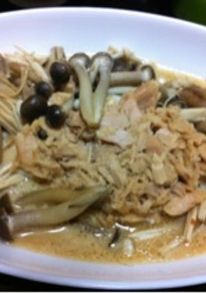 ツナときのこの醤油マヨ蒸し-レシピのメイン写真