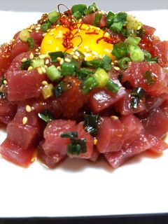 お手軽まぐろゆっけ☆酒の肴もごはんにも♪-レシピのメイン写真