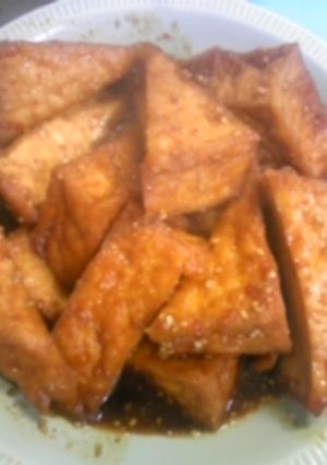 甘辛ゴマ厚揚げ煮物☆-レシピのメイン写真