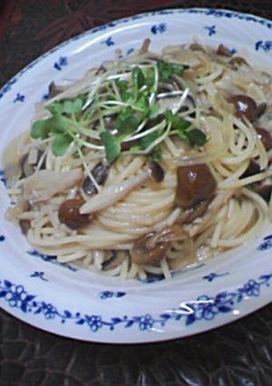 きのこモリモリ♪和風とろ〜りスープパスタ-レシピのメイン写真