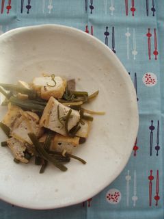 くき若芽とがんもどきの炒め物-レシピのメイン写真