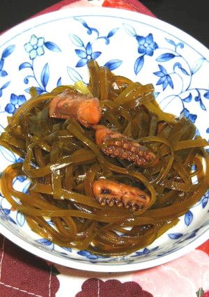 イカげそと昆布の煮物-レシピのメイン写真