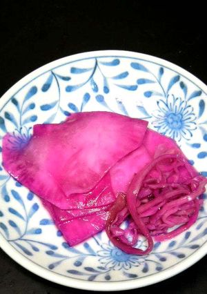かぶと紫キャベツの酢漬け-レシピのメイン写真