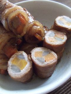 サッパリと♪牛蒡と人参の豚肉巻き-レシピのメイン写真