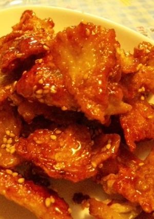 鶏皮活用術（パリパリ鶏皮の甘辛＆鶏油）-レシピのメイン写真