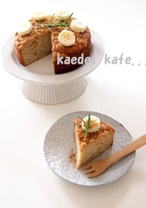 ＊たくさんバナナnoクランブルケーキ＊-レシピのメイン写真