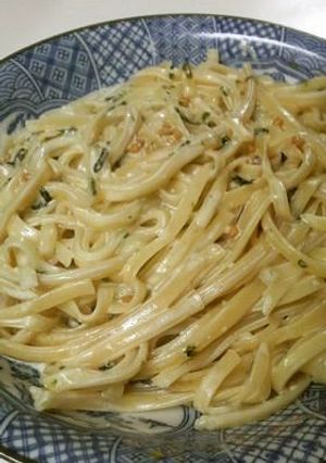 お茶漬けちゃん☆ジャポネチーズパスタ-レシピのメイン写真