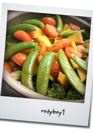 野菜たっぷり！レンジｄｅ蒸しサラダ☆-レシピのメイン写真