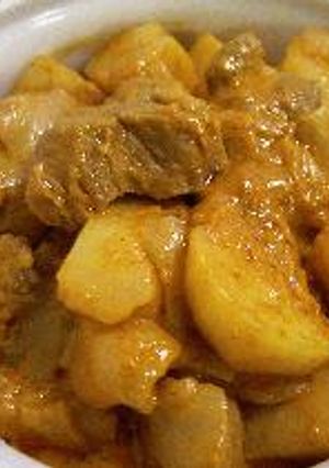 ポークとポテトのタイレッドカレー-レシピのメイン写真