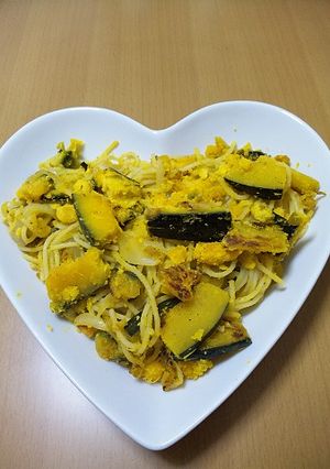 かぼちゃたっぷり！かぼちゃパスタ-レシピのメイン写真