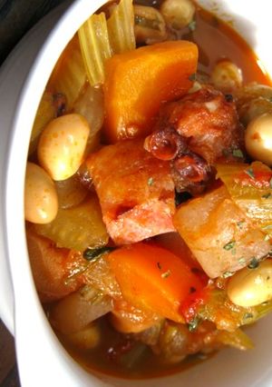 大豆とたっぷり野菜のトマト煮込み-レシピのメイン写真