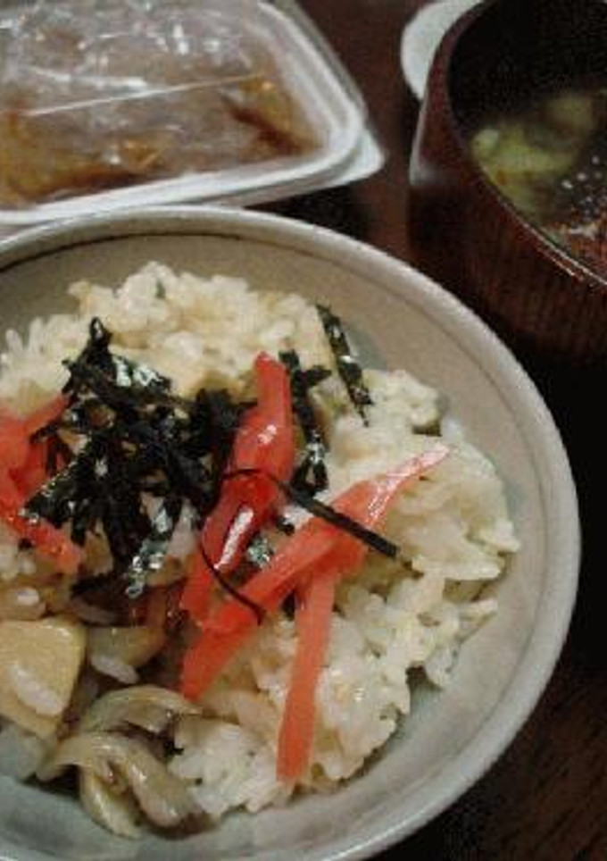 筍と舞茸の炊き込みごはん-レシピのメイン写真