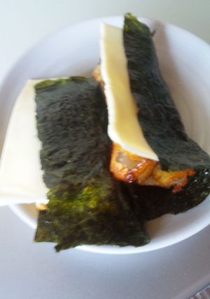 のり巻きﾁｰｽﾞ餅-レシピのメイン写真