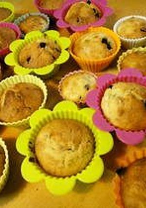 混ぜるだけ☆簡単チョコバナナマフィン-レシピのメイン写真