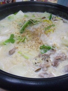 ノンフライ袋麺を使って☆豆乳ラーメン鍋-レシピのメイン写真
