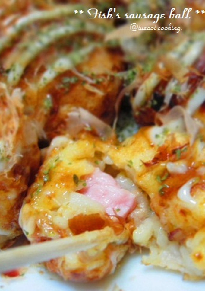 タコ焼きならぬ、おさかなソーセージ焼き♪-レシピのメイン写真