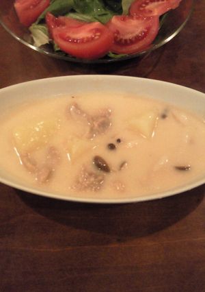 たらこと鶏ときのこのシチュー-レシピのメイン写真