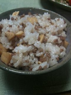 挽き肉とタケノコのまぜご飯-レシピのメイン写真