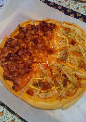 照り焼きチキンとジャーマンポテトのピザ☆-レシピのメイン写真