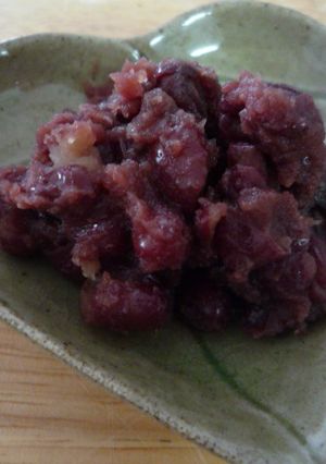 簡単☆粒あん　-レシピのメイン写真